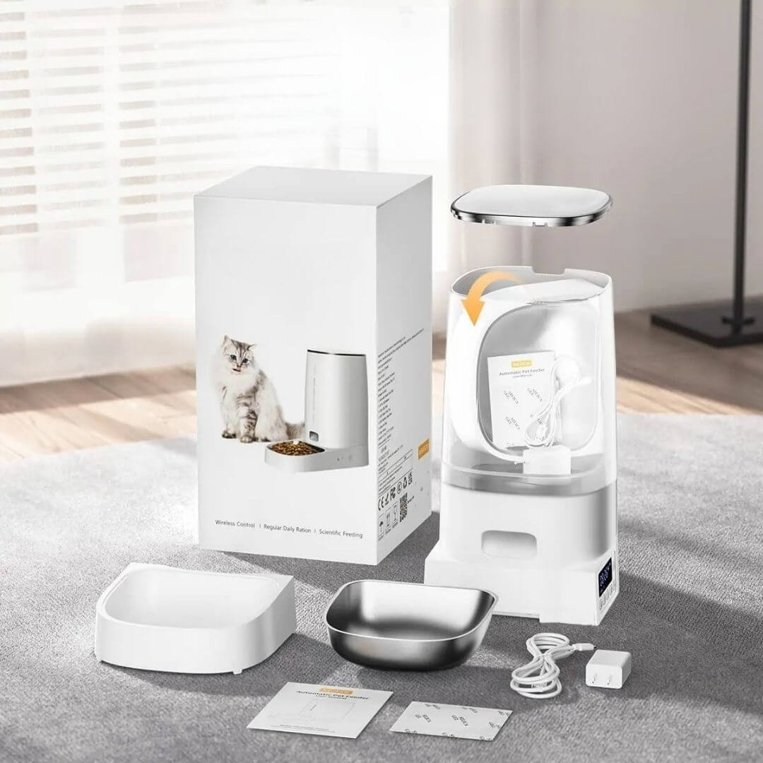 DISTRIBUTEUR CROQUETTES CHAT | wifi Chat™ - opaschats