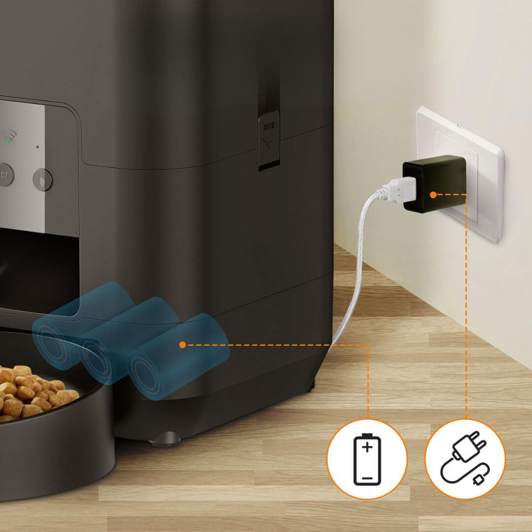 DISTRIBUTEUR DE CROQUETTES POUR CHAT | Croquettes à distance™ - opaschats