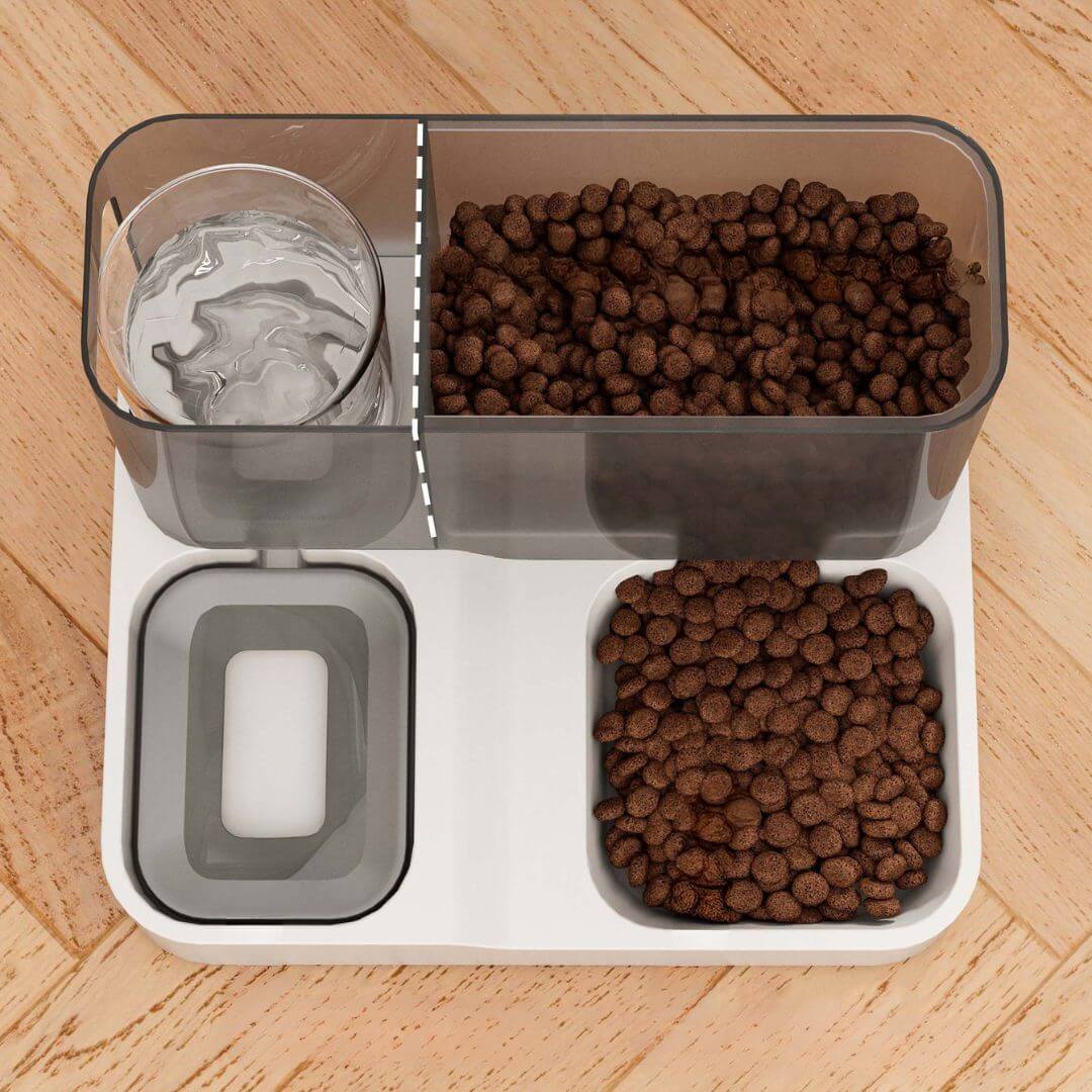 DISTRIBUTEUR DE CROQUETTES POUR CHAT | NourriChat™ - opaschats