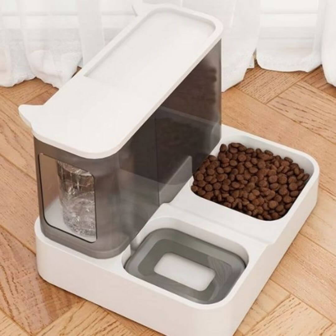 DISTRIBUTEUR DE CROQUETTES POUR CHAT | NourriChat™ - opaschats