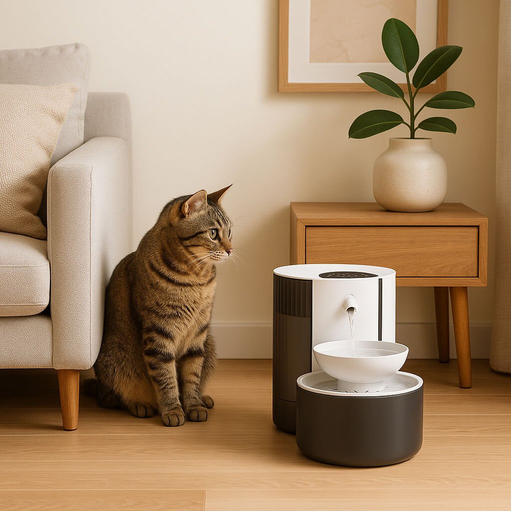 FONTAINE À EAU CHAT | Abreuvoir chat™ - opaschats