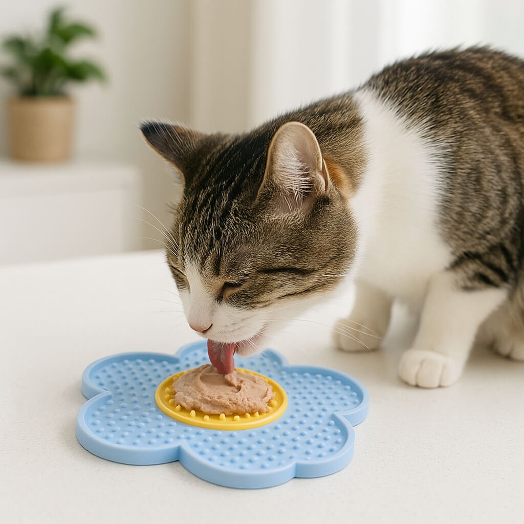 GAMELLE ANTI GLOUTON CHAT | Fleur Délice™ - opaschats