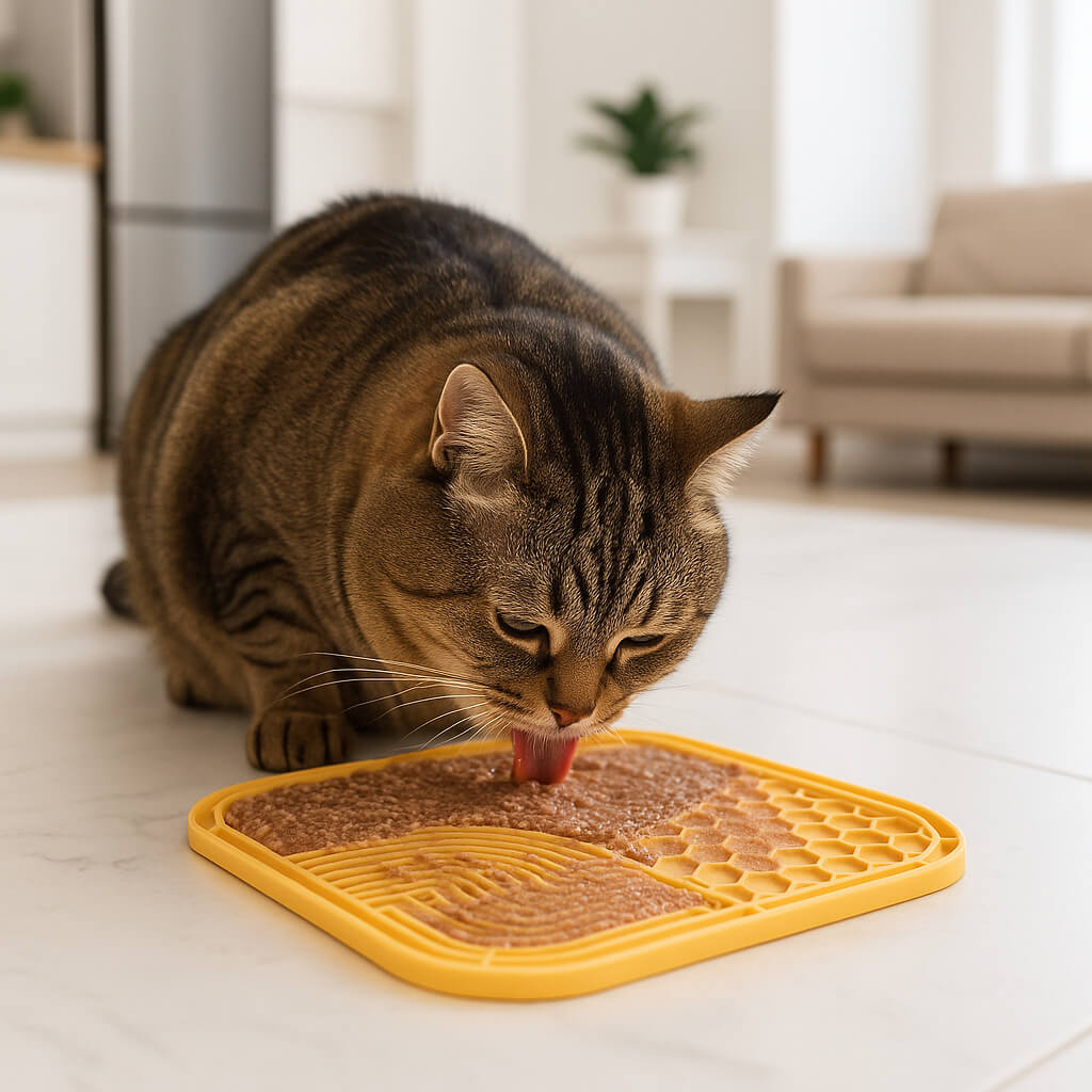 GAMELLE ANTI GLOUTON | Poisson Chat™ - opaschats