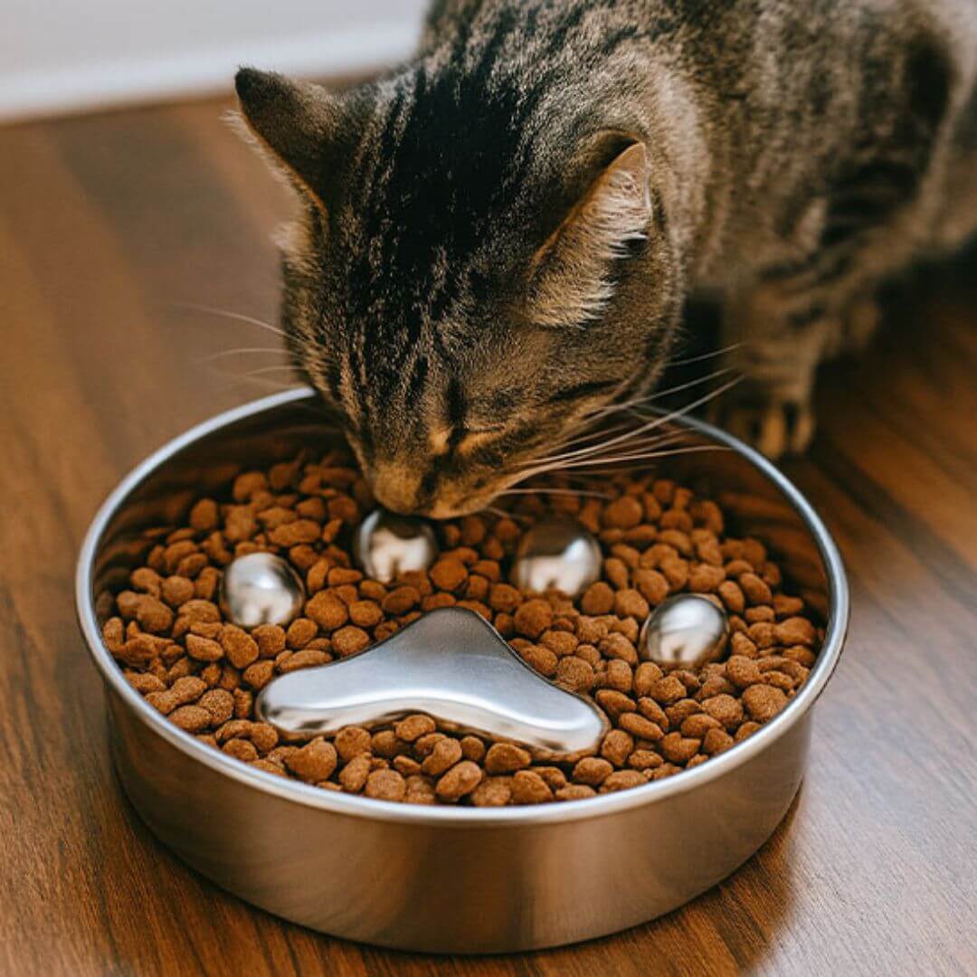 GAMELLES ANTI GLOUTON CHAT | L'alimentation lente™ - opaschats
