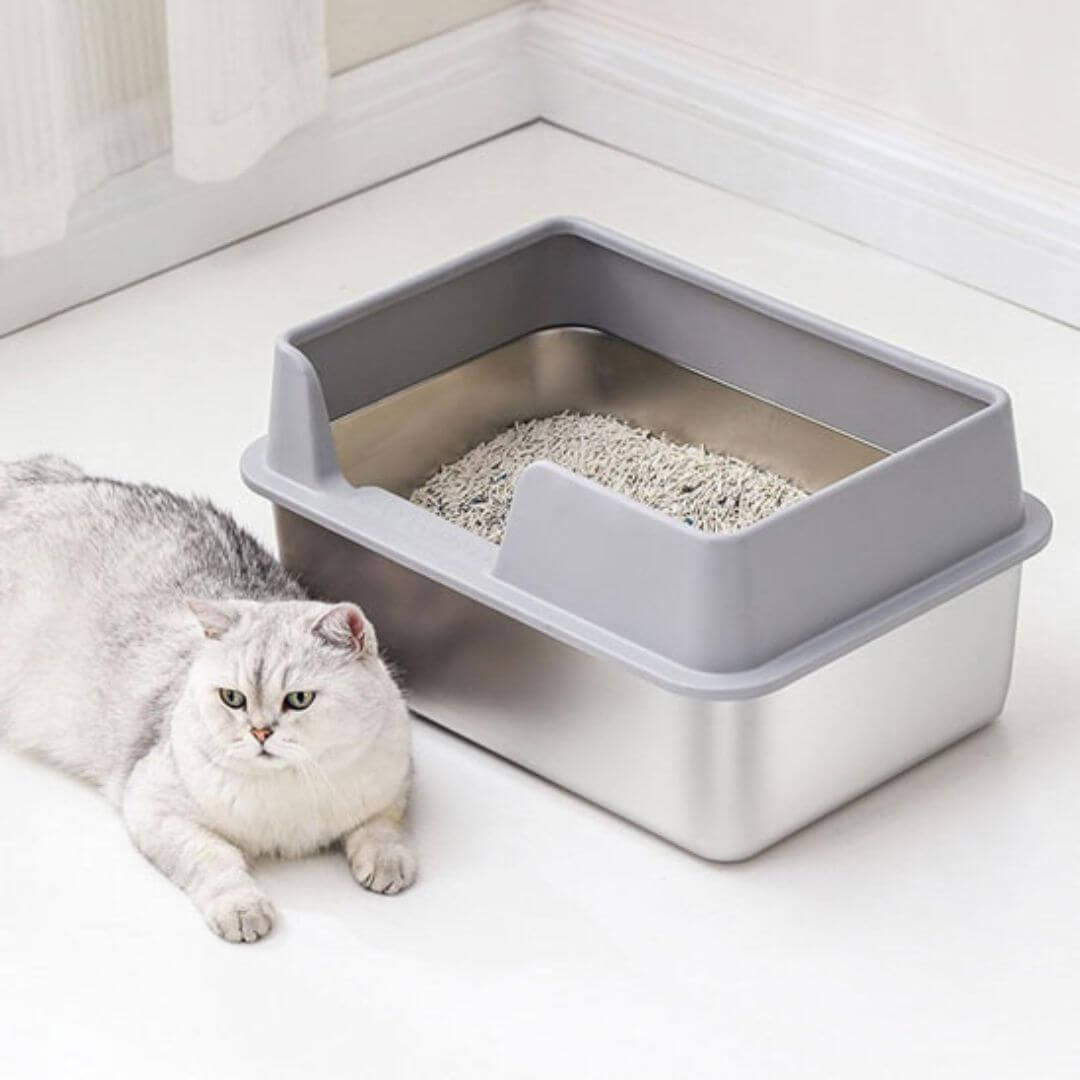 LITIÈRE POUR CHAT | Acier inoxydable™ - opaschats