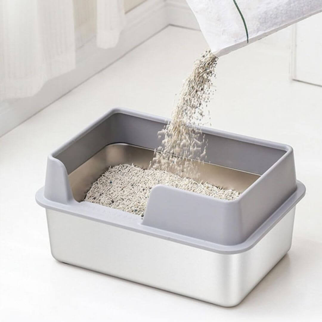 LITIÈRE POUR CHAT | Acier inoxydable™ - opaschats