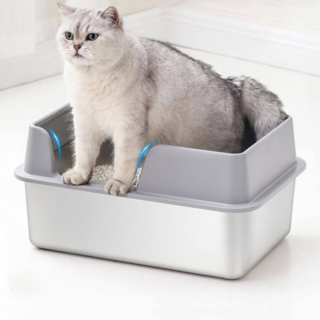 LITIÈRE POUR CHAT | Acier inoxydable™ - opaschats