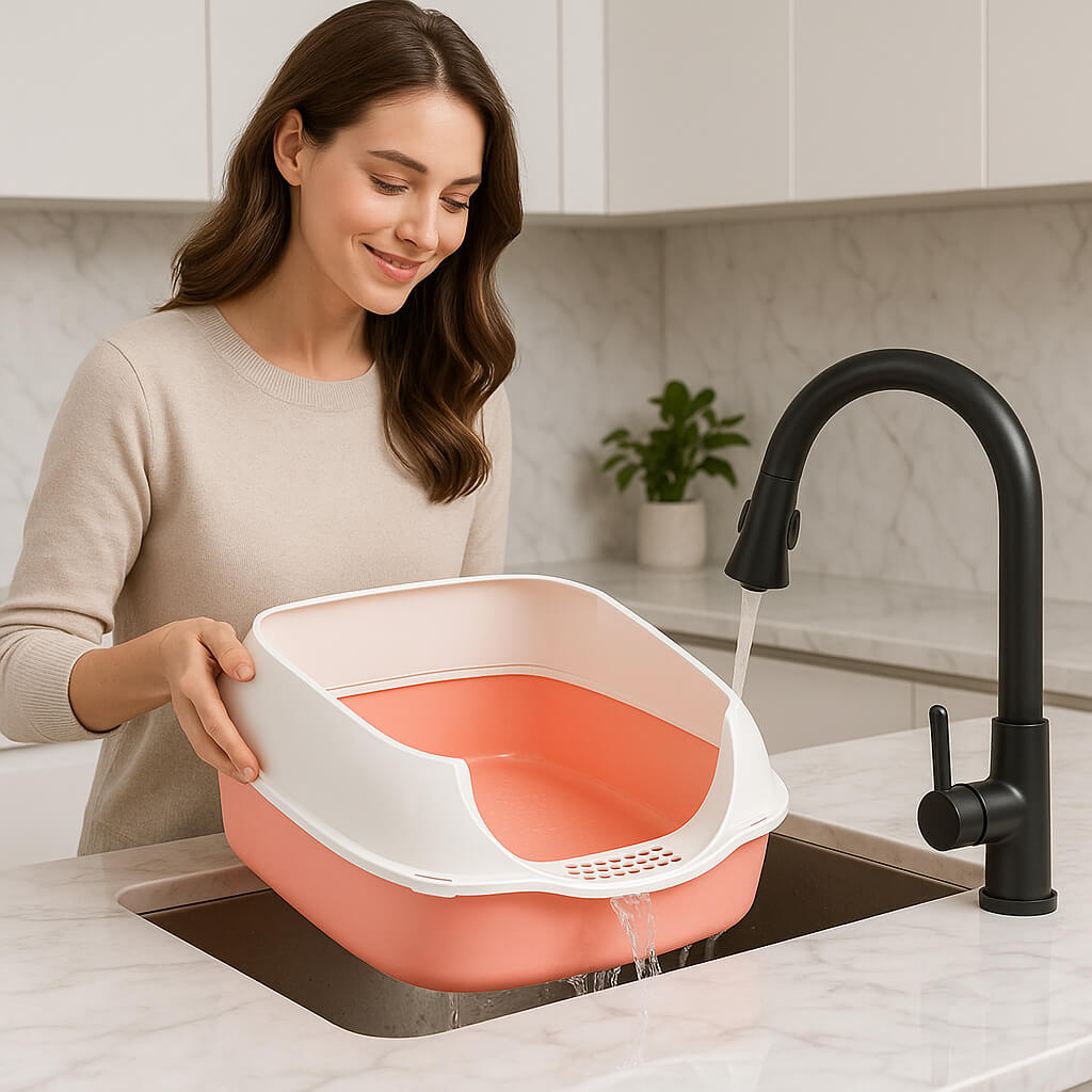 LITIÈRE POUR CHAT | Enclos avec porte™ - opaschats
