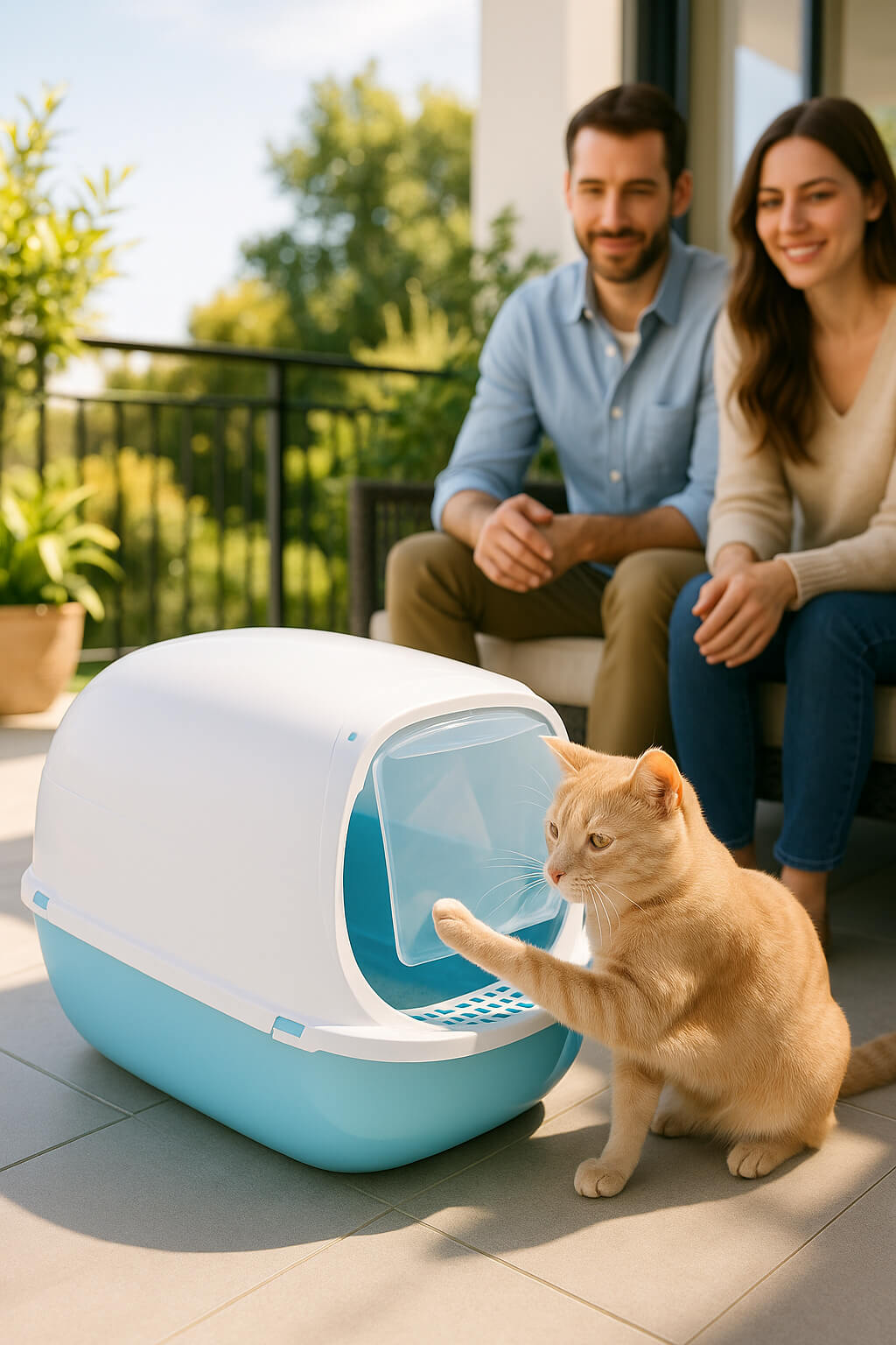 LITIÈRE POUR CHAT | Enclos avec porte™ - opaschats