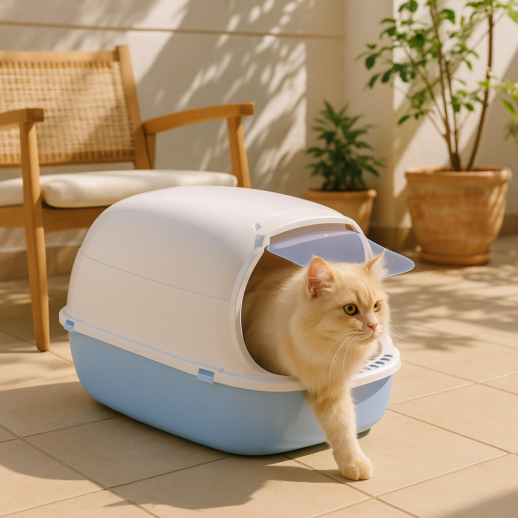 LITIÈRE POUR CHAT | Enclos avec porte™ - opaschats