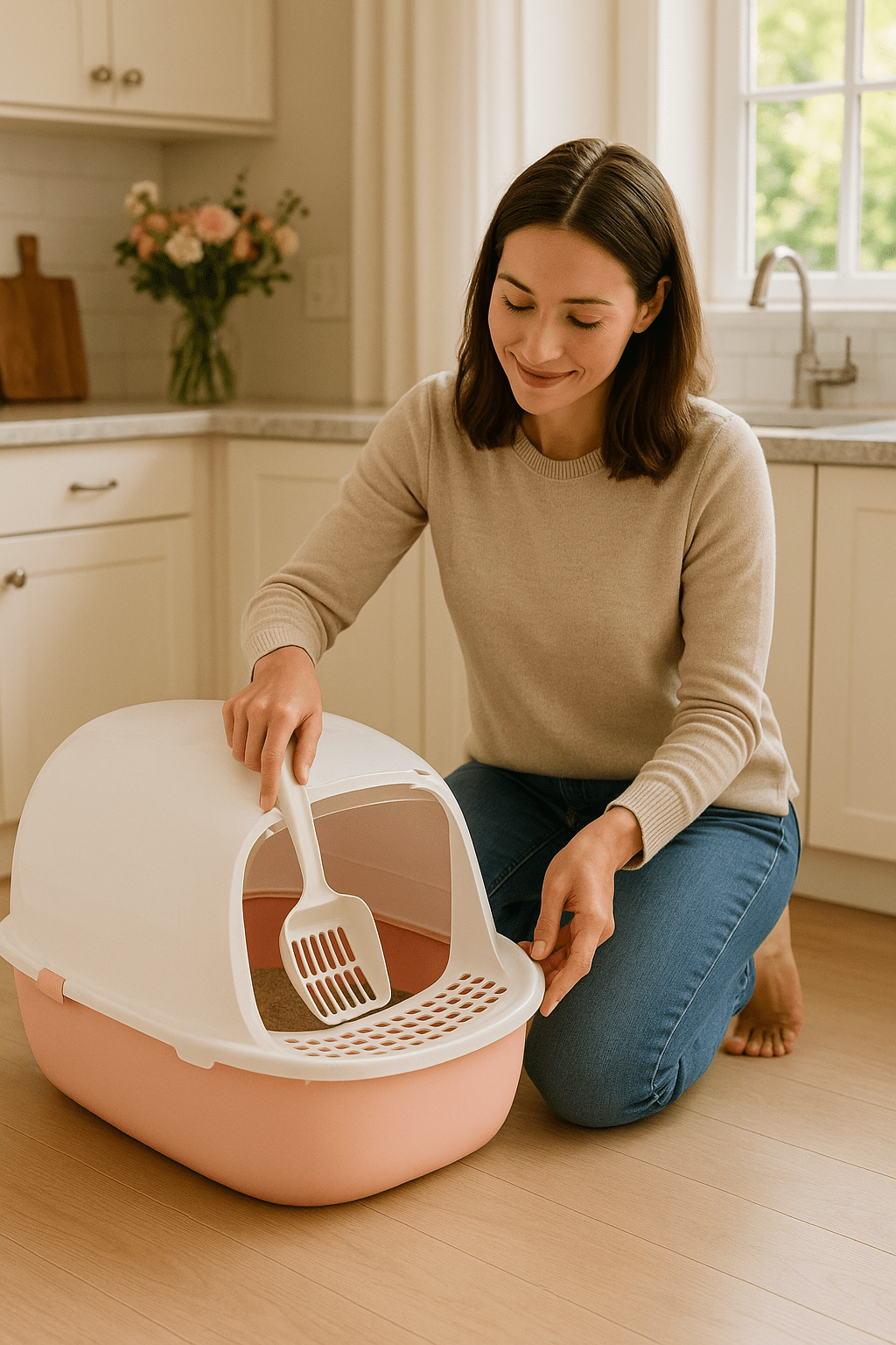 LITIÈRE POUR CHAT | Enclos avec porte™ - opaschats