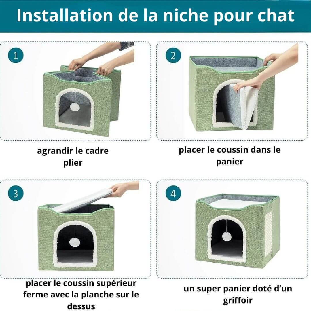 NICHE POUR CHAT | Hide and Seekâą - opaschats