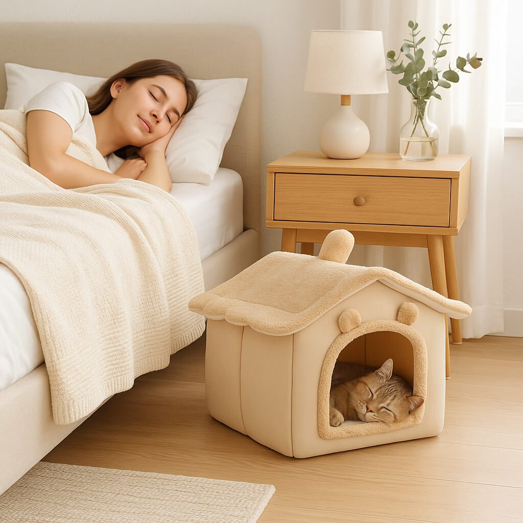 NICHE POUR CHAT | Refuge Douillet™ - opaschats