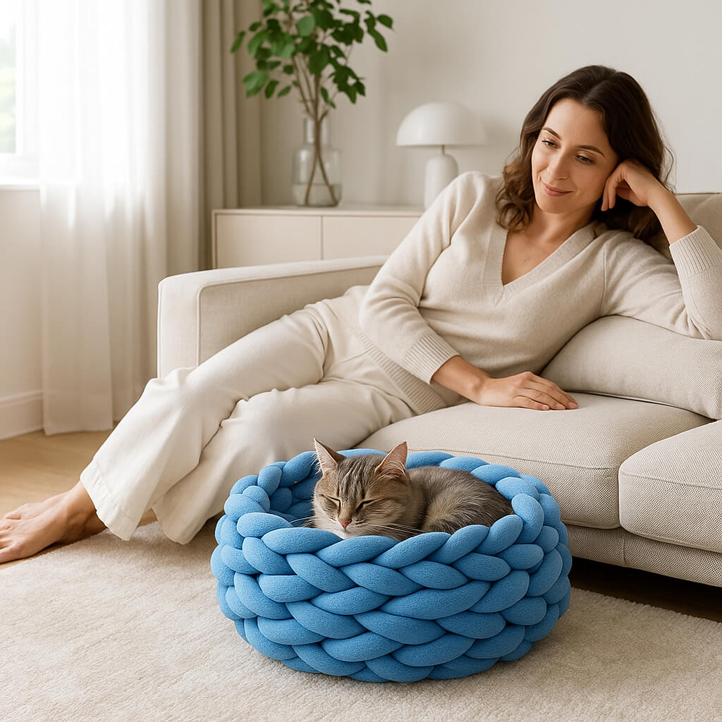 PANIER CHATON | Tress Chat Douillet™ - opaschats