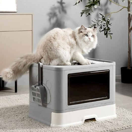 bac a litiere chat espace prive