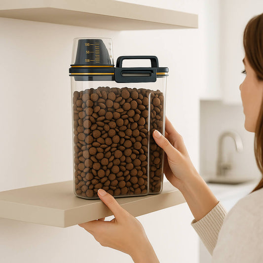 BOITE À CROQUETTES POUR CHAT | Distributeur croquettes™ - opaschats