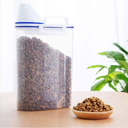 BOITE À CROQUETTES POUR CHAT | Distributeur croquettes™ - opaschats