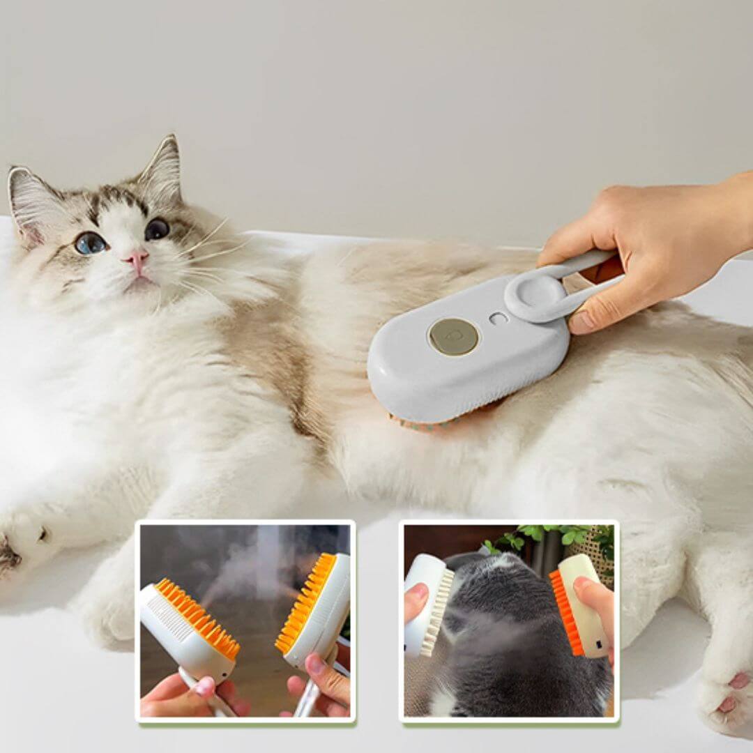 brosse pour chat | long hair cat brush™ - opaschats