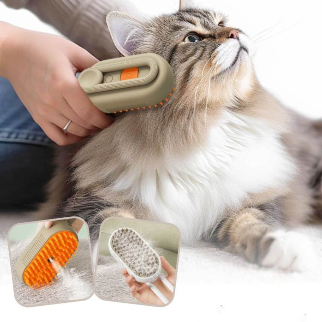 brosse pour chat | long hair cat brush™ - opaschats