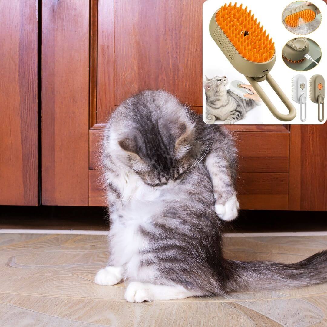 brosse pour chat | long hair cat brush™ - opaschats