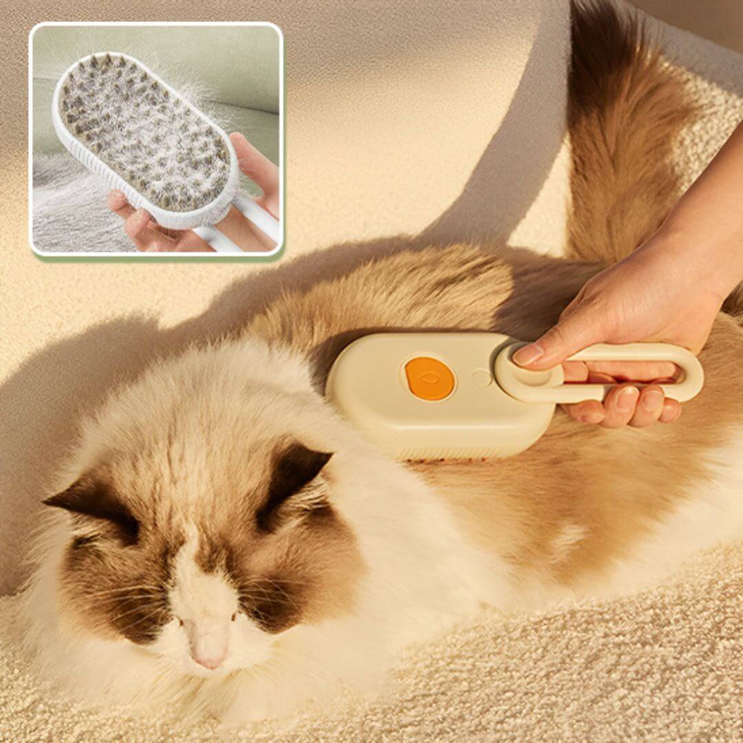 brosse pour chat | long hair cat brush™ - opaschats