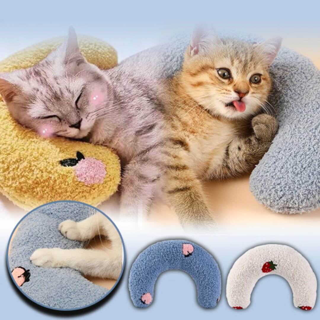 Coussin chat - Oreiller cervical chat™ - Opaschats