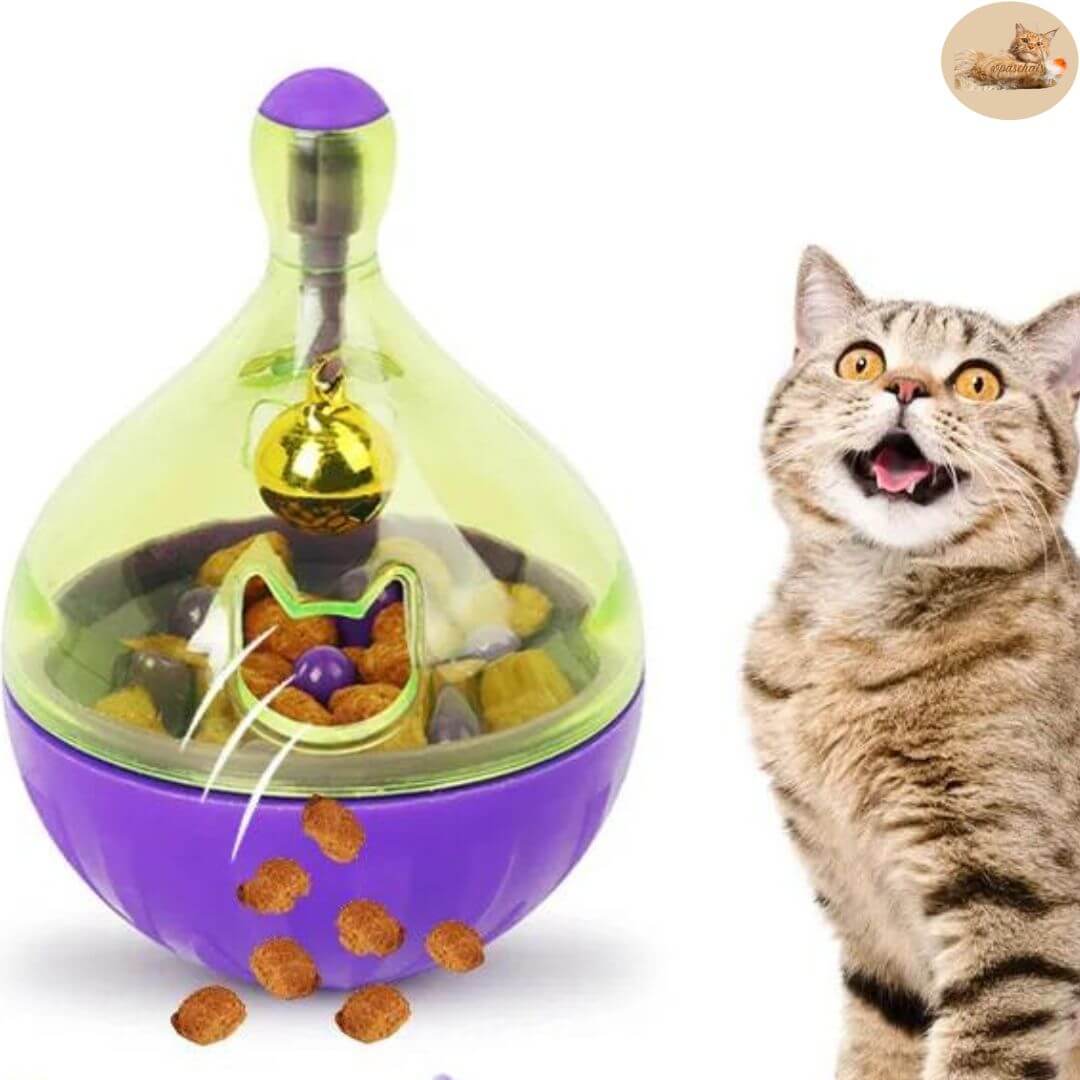 distributeur croquettes chat - jouets pour chats - Opaschats