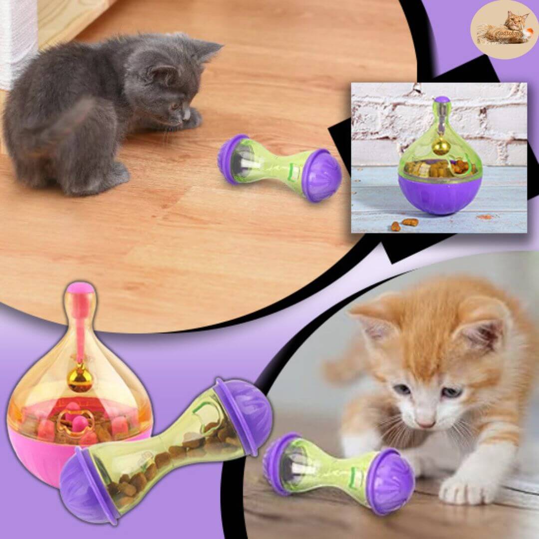 distributeur croquettes chat - jouets pour chats - Opaschats