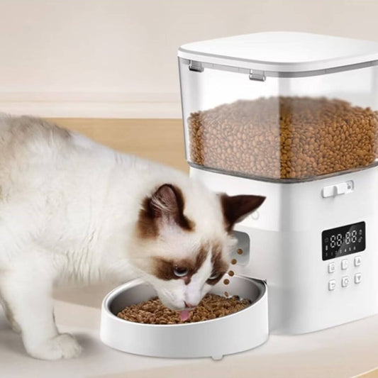 DISTRIBUTEUR CROQUETTES CHAT | Programmable™ - opaschats