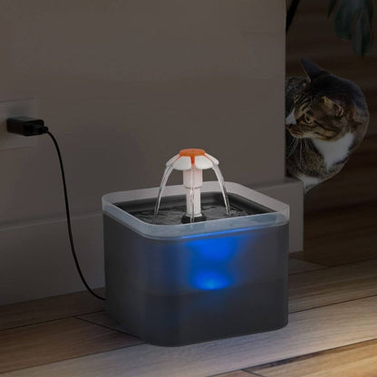 FONTAINE EAU POUR CHAT | Florale™ - opaschats