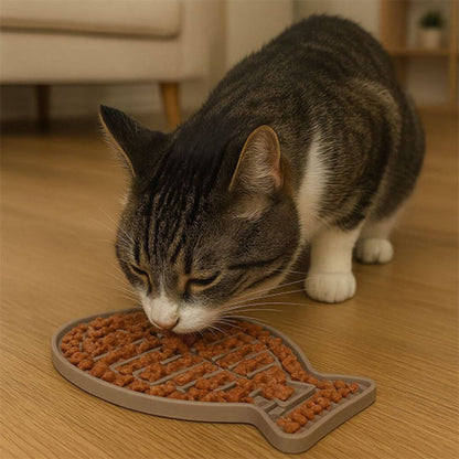 GAMELLE ANTI GLOUTON | Poisson Chat™ - opaschats