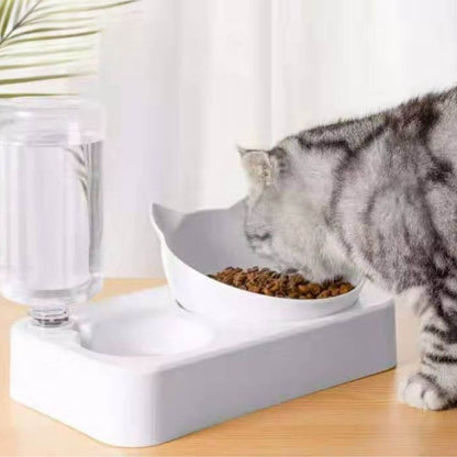 gamelle chat surélevée | 2 en 1 - opaschats