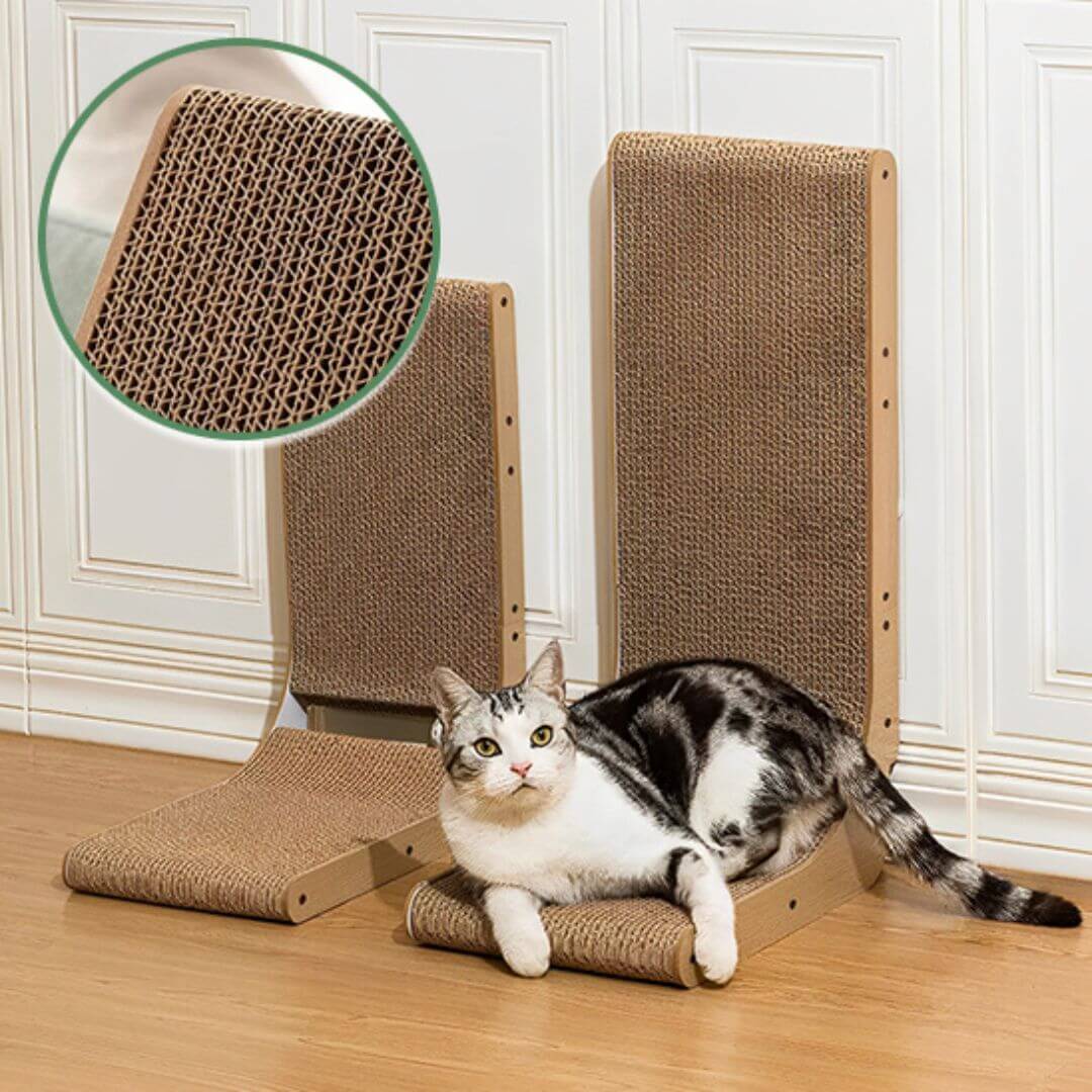 griffoir chat carton | shaped scratcher™ - opaschats