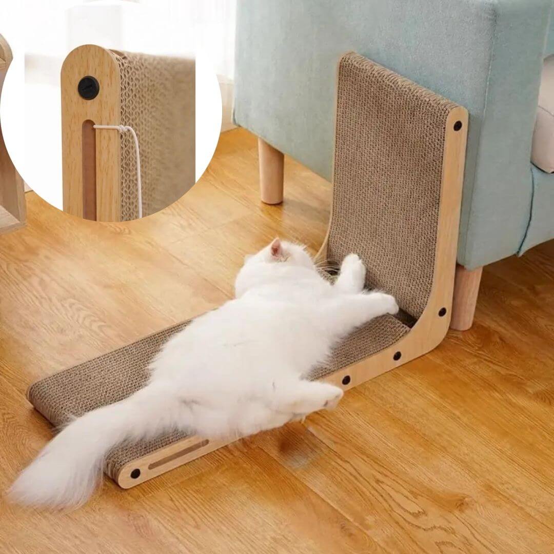 griffoir chat carton | shaped scratcher™ - opaschats