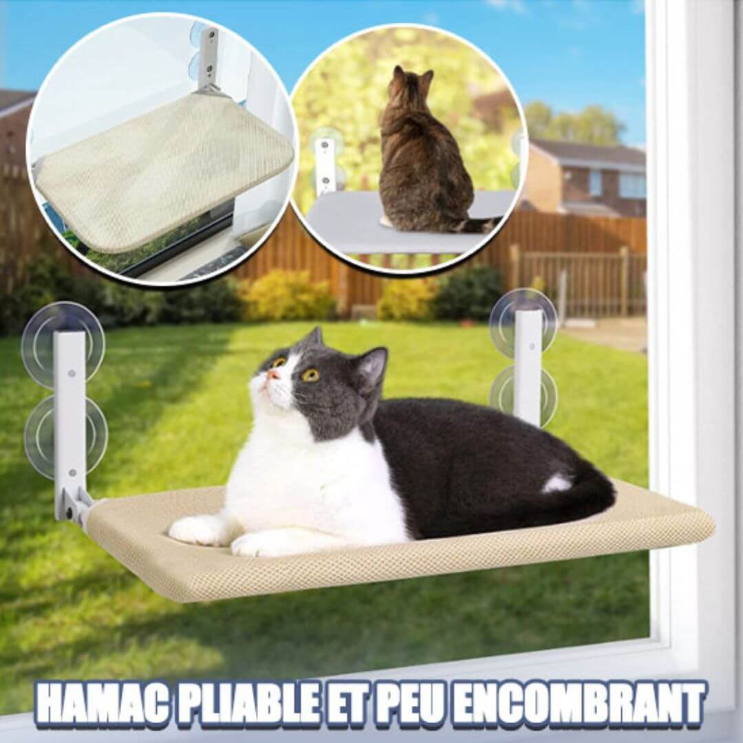 hamac pour chat | pratique & élégant™ - opaschats