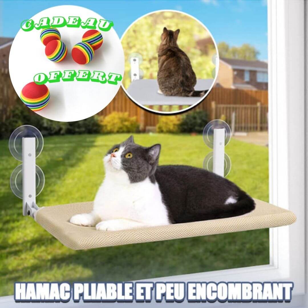 hamac pour chat | pratique & élégant™ - opaschats