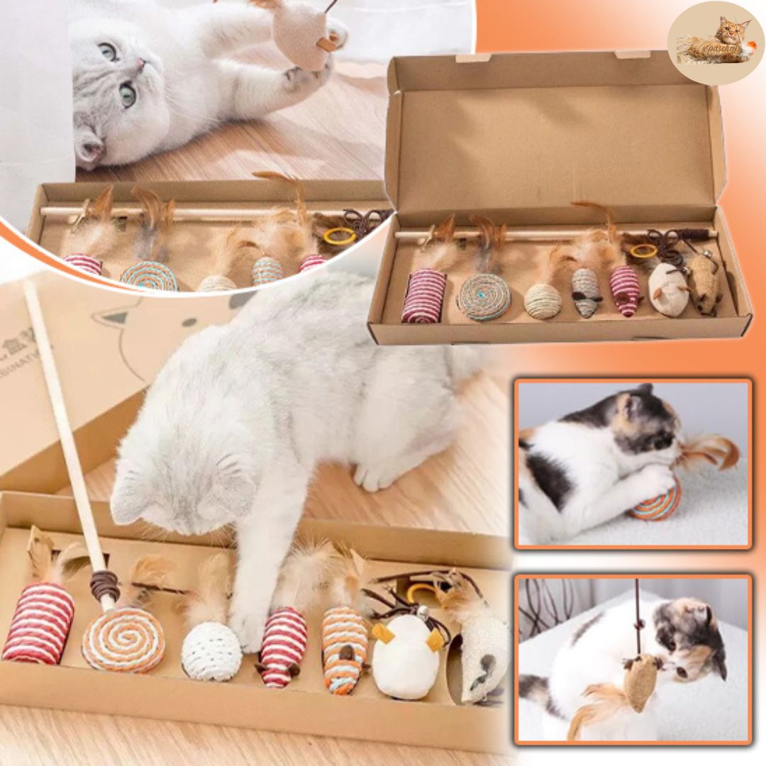 Jouet pour chat - Jouet chat souris plume™ - Opaschats