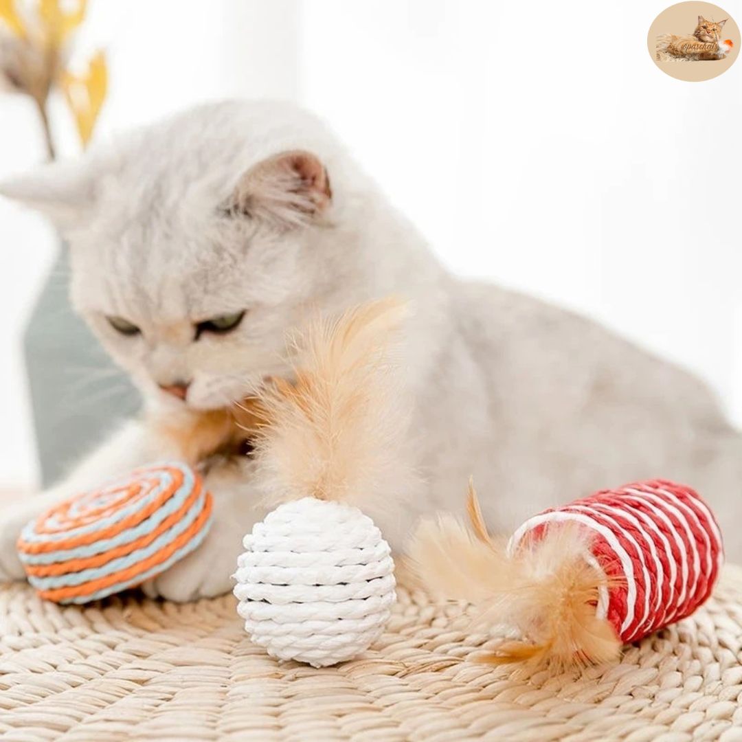 Jouet pour chat - Jouet chat souris plume™ - Opaschats