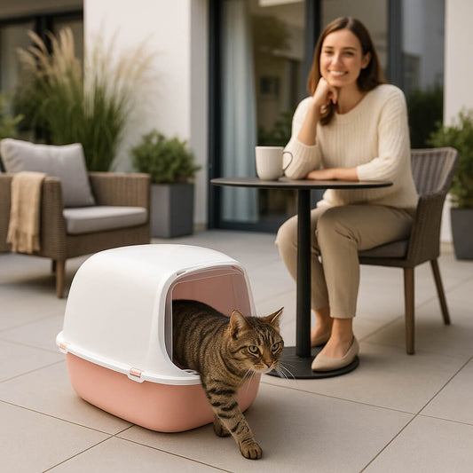 LITIÈRE POUR CHAT | Enclos avec porte™ - opaschats