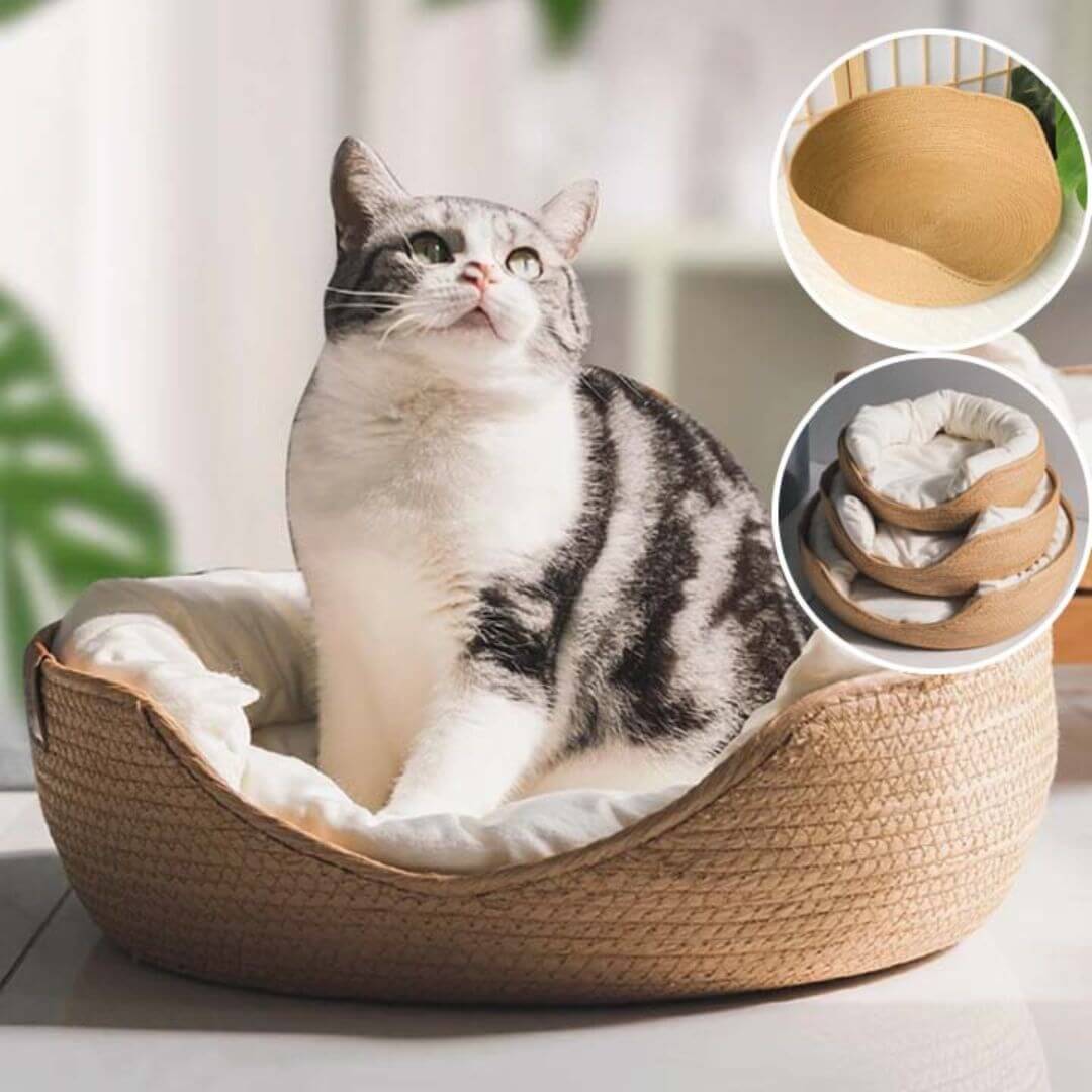 niche pour chat | osier idéal refuge™ - opaschats