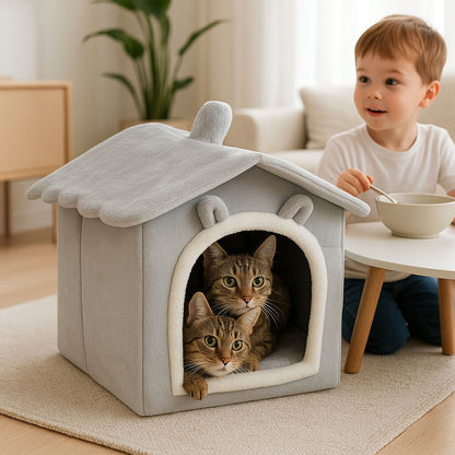 NICHE POUR CHAT | Refuge Douillet™ - opaschats