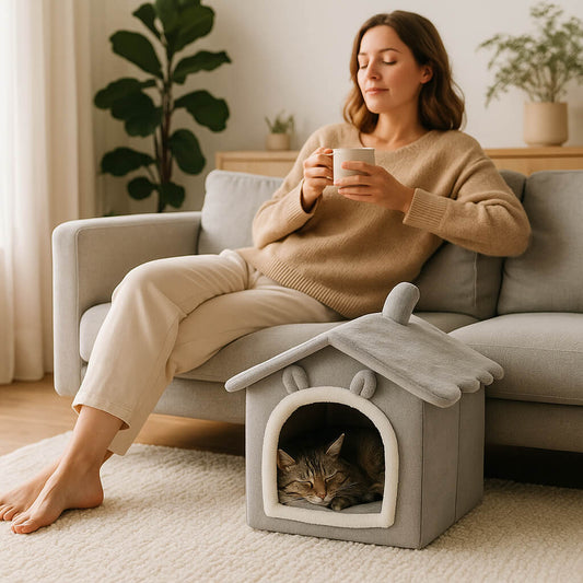 NICHE POUR CHAT | Refuge Douillet™ - opaschats
