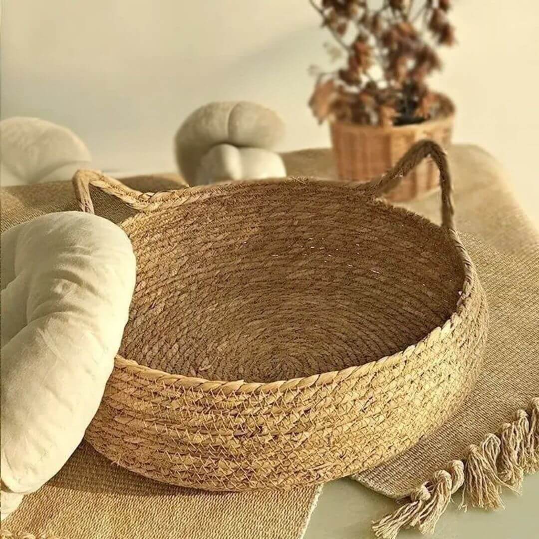 panier chat cocon coussin reversible