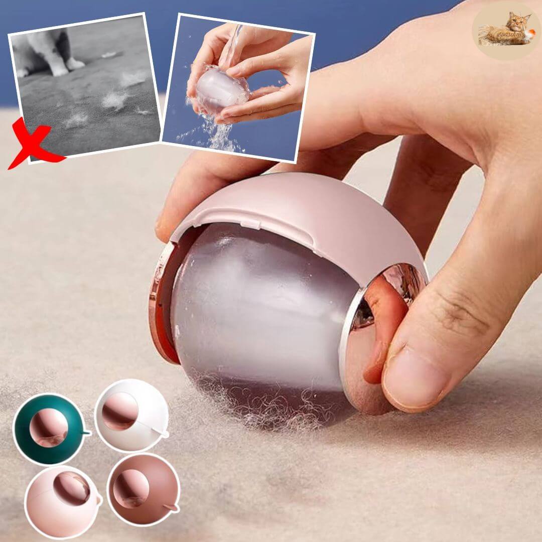 boule-anti-poil-chat - transportable hair dust ball™ - Opaschats