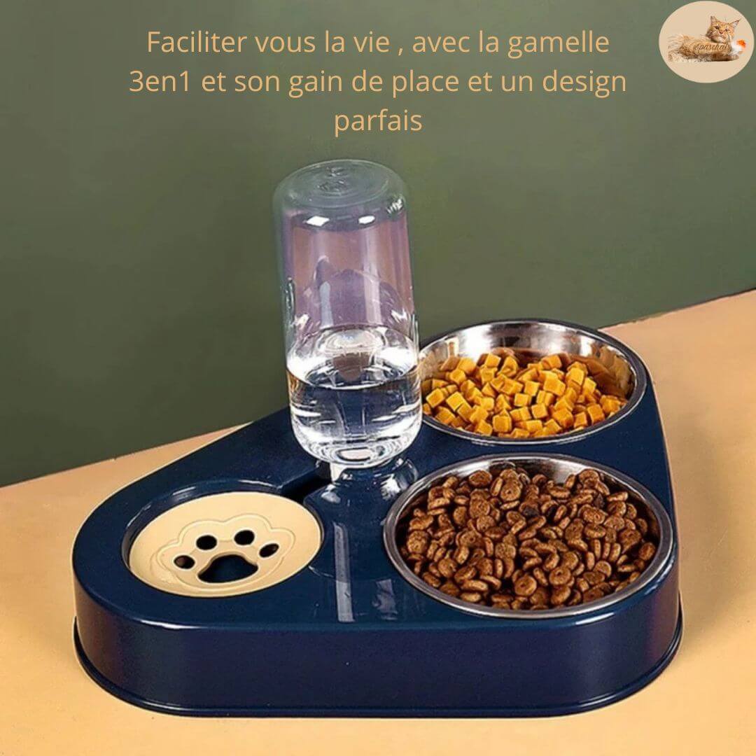 gamelle-anti-glouton-chat-3 en 1 -cat meal™ - Opaschats