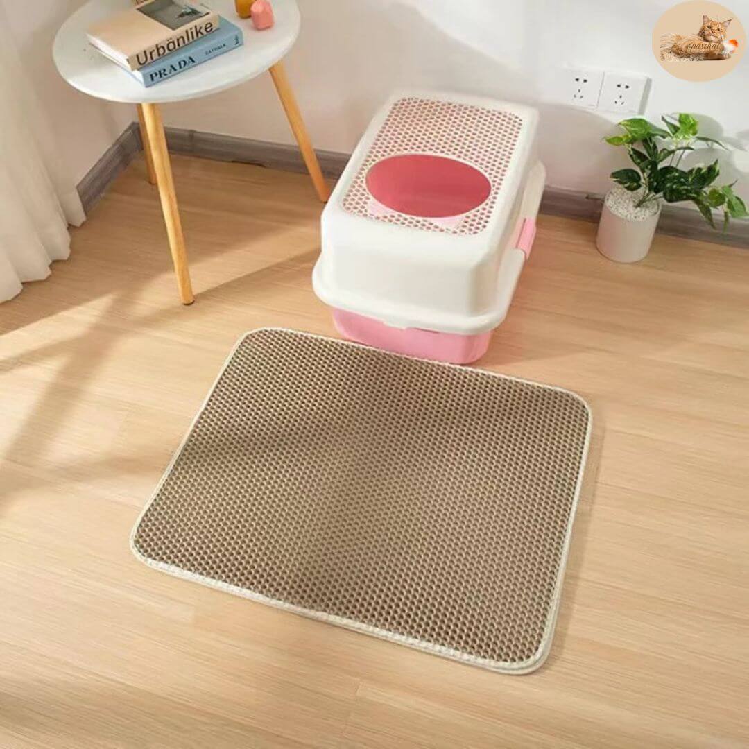 tapis litière pour chat | cat litter mat™ - Opaschats