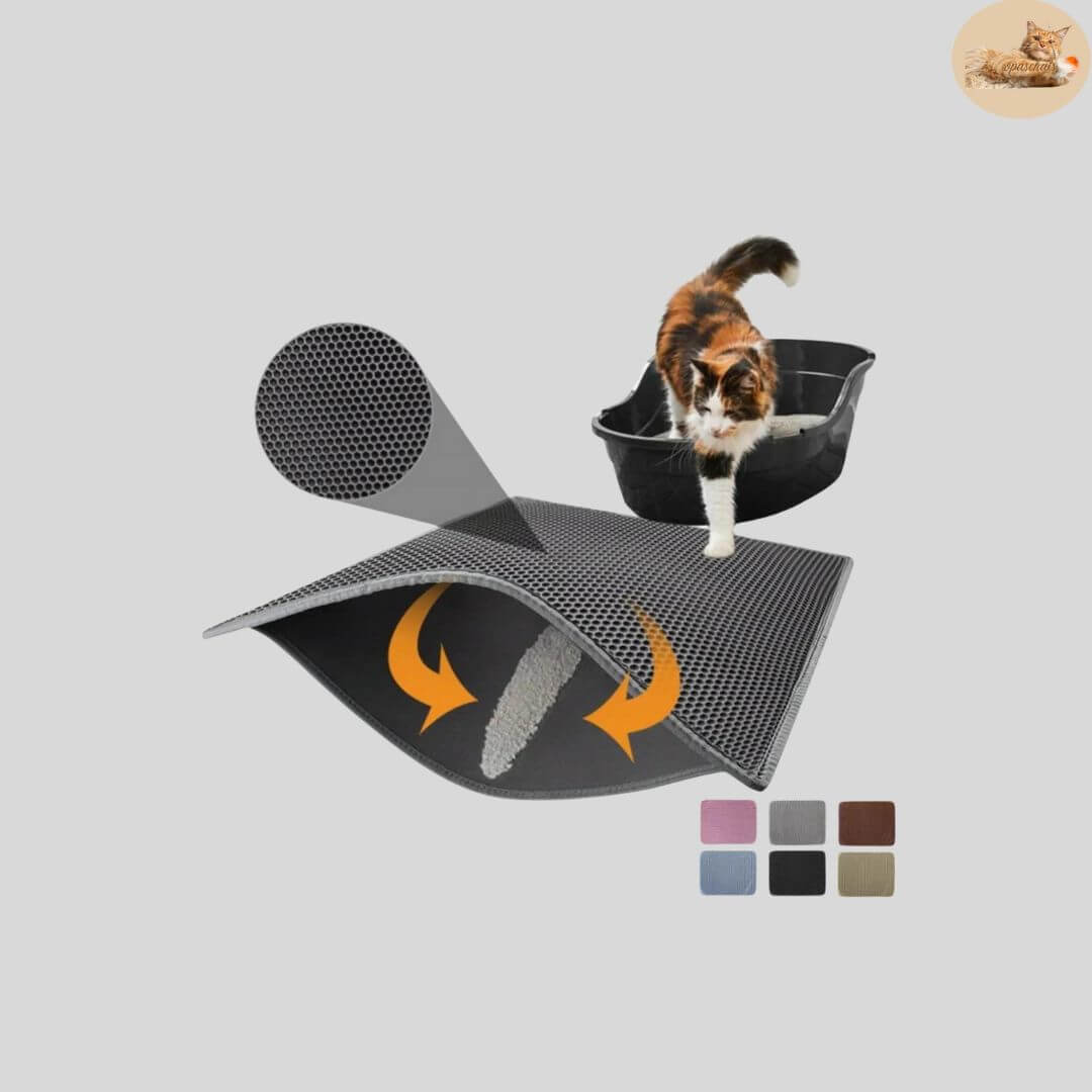 tapis litière pour chat | cat litter mat™ - Opaschats